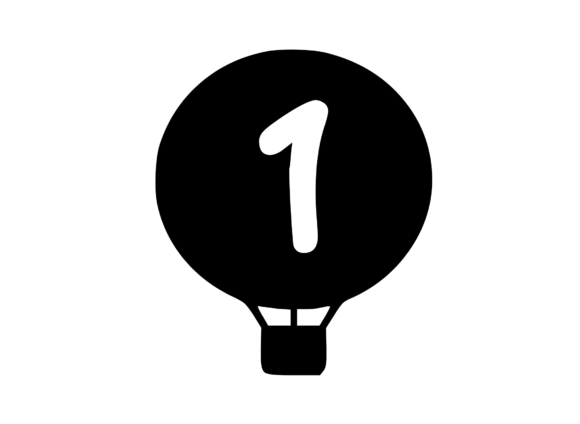 Hot Air Balloon with Mono 1: Graphics for Crafts