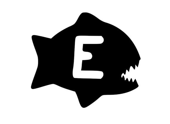 Piranha Fish Graphics for Playful Local Crafts