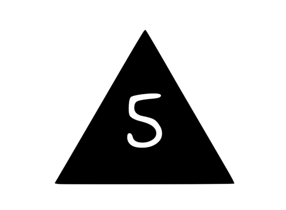 Triangle Shape with Playful Mono 5: Graphics for Crafts