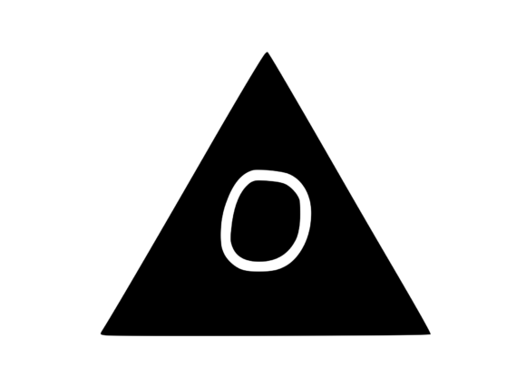 Triangle Shape with Playful Mono O: Graphics & Crafts Review