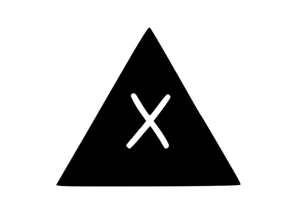 Triangle Shape with Playful Mono X: Graphics for Crafts