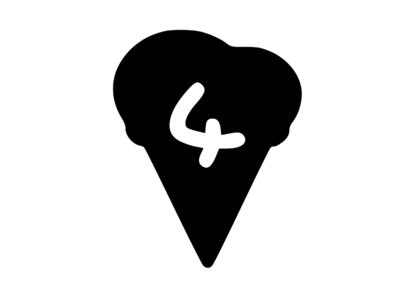 Yummy Ice Cream Cone Graphics for Crafts & Web