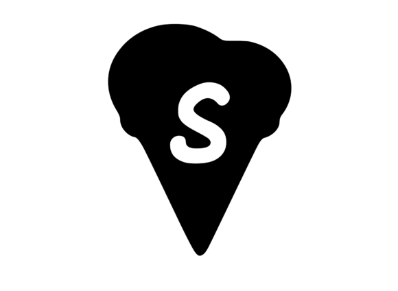 Yummy Ice Cream Cone Graphics for Local Crafts Branding