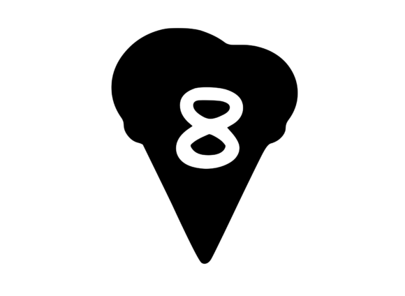 Yummy Ice Cream Cone with Mono 8: Graphics for Crafts